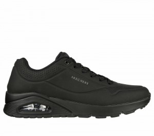 Zapatos con Cordones Skechers Uno - Stand on Air Hombre Negros | 982403SZX