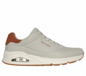 Zapatos con Cordones Skechers Uno - Suited On Air Hombre Beige | 257810KNV